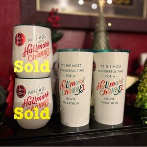 ❤️Hallmark Fans Peep This!❤️ Exclusive Hallmark Channel Tumblers (TALL ONLY)